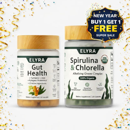 Gut Health + Spirulina & Chlorella Bundle
