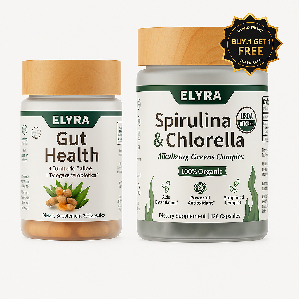 Gut Health + Spirulina & Chlorella Bundle
