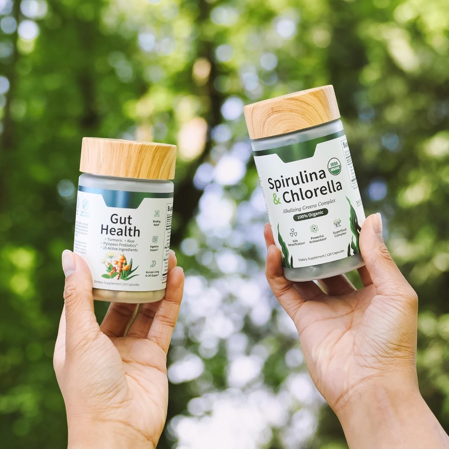 Gut Health + Spirulina & Chlorella Bundle